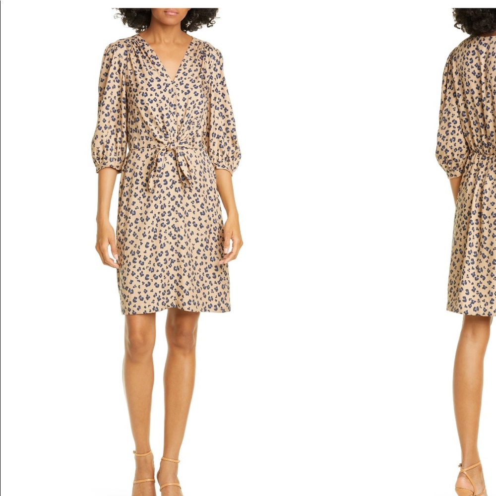 Rebecca Taylor Cheetah Print Dress